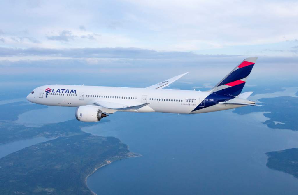 Avión de LATAM Airlines