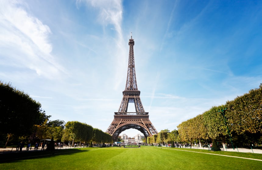 Torre Eiffel en París, Francia